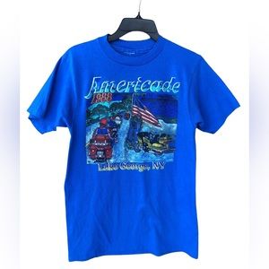1988 Americade Vintage t-shirt 80s novelty Honda motorcycle 1980s single stitch